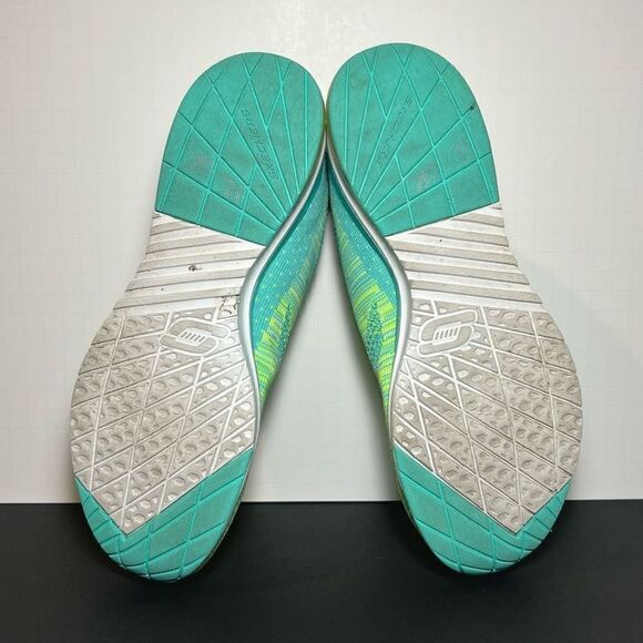 Womens SKECHERS Skech-Air Infinity Wild Card Aqua Blue Sneakers / Size 9.5 - Picture 7 of 9